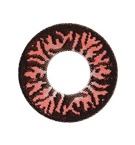 Funky Wolf Black Orange Cosplay Lenses